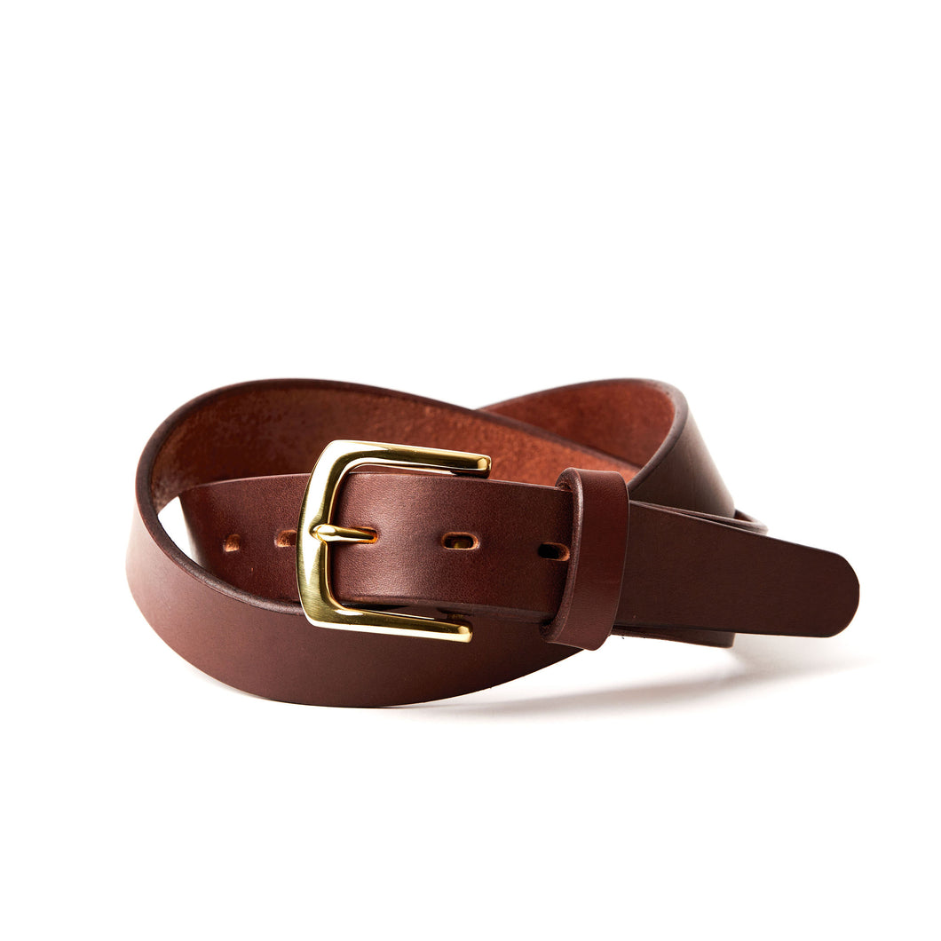 The Classic Belt - Medium Brown 1 3/8