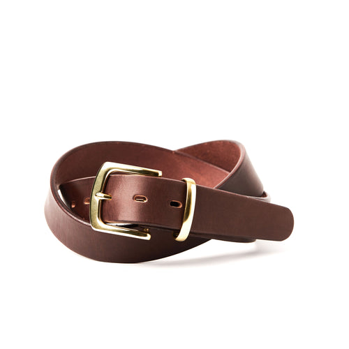 The Classic/Dress Belt - Medium Brown 1 3/8