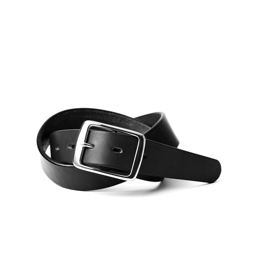 (New) The Classic Belt/Full Buckle - Black 1 3/8